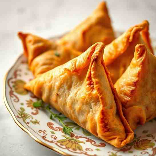 Crispy Homemade Samosas - FlakySamosa Pastry